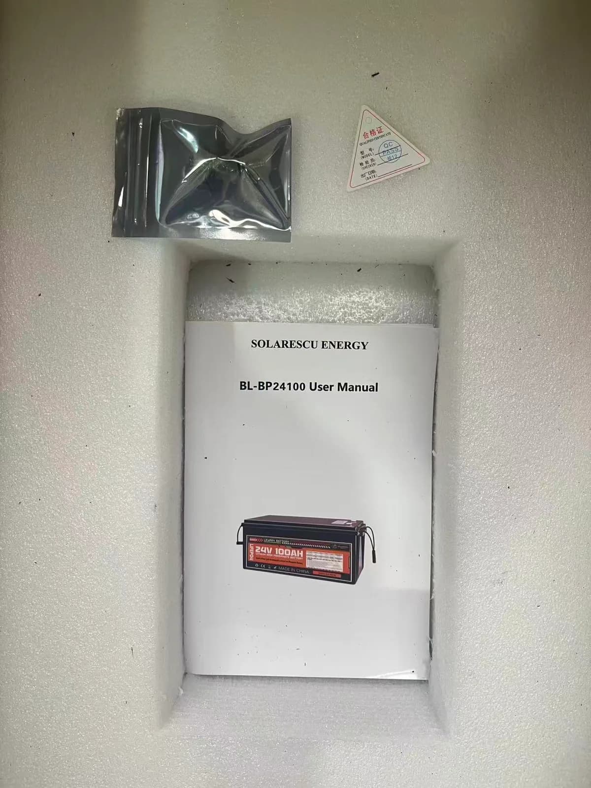 Baterie LiFePO4 Solarescu BL-BP24100 24V (25.6V) 100Ah, 2.56 kWh, Celule EVE Grade A, Smart BMS JK cu Bluetooth - poza 3