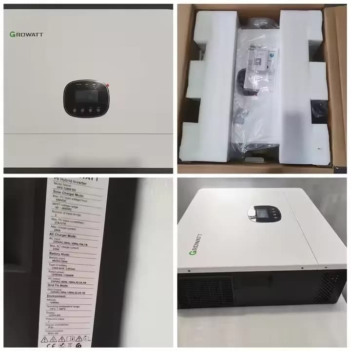 Invertor Solar Hibrid Growatt SPE 12000 ES, 12kW, 48V, Monofazat, 2x MPPT 550V, Modul Shine WiFi-F Pro Inclus - poza 5