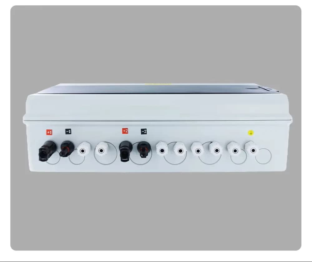 Cutie combinatoare fotovoltaică DC+AC, IP65 (2 intrări / 1 ieșiri), 600V DC, 63A AC) - poza 6