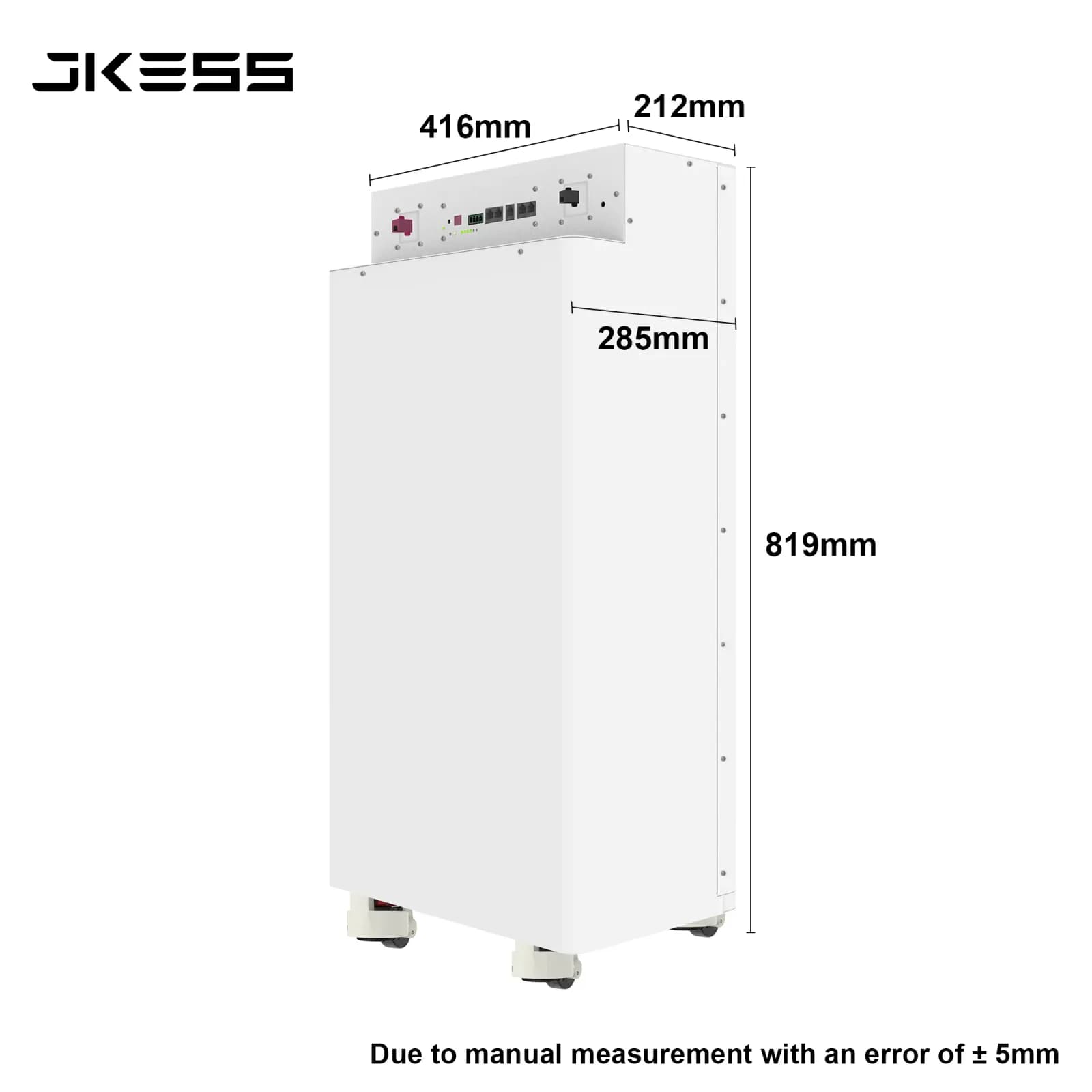 Carcasă Metalică DIY Kit Asamblare Baterie LiFePO4 48V (51.2V) 16S, Compatibilă Celule 280Ah - 350Ah, Sistem Compresie Inclus - poza 6