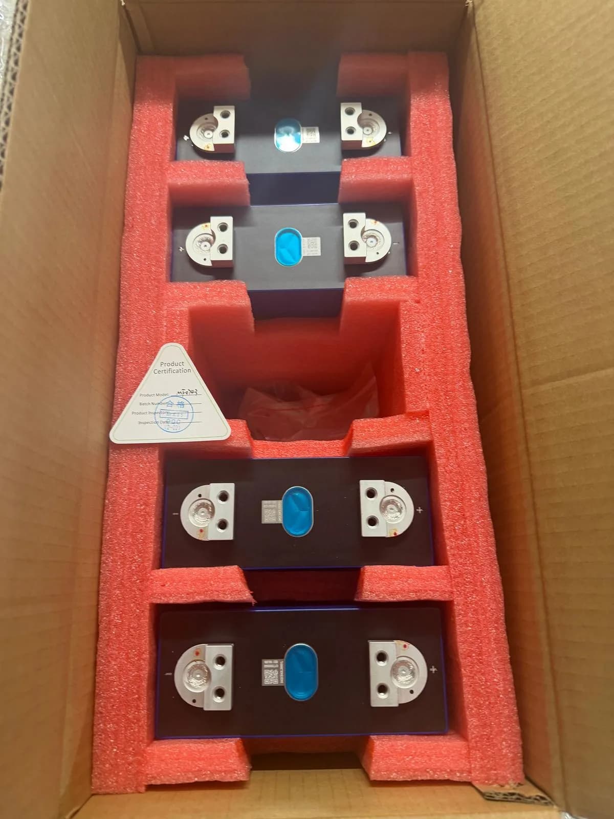 Kit 16 Celule LiFePO4 EVE MB31 3.2V (Capacitate Reală 333Ah+ / 17 kWh, 51.2V), Grad A, 8000 Cicluri + BONUS Separatoare - poza 8