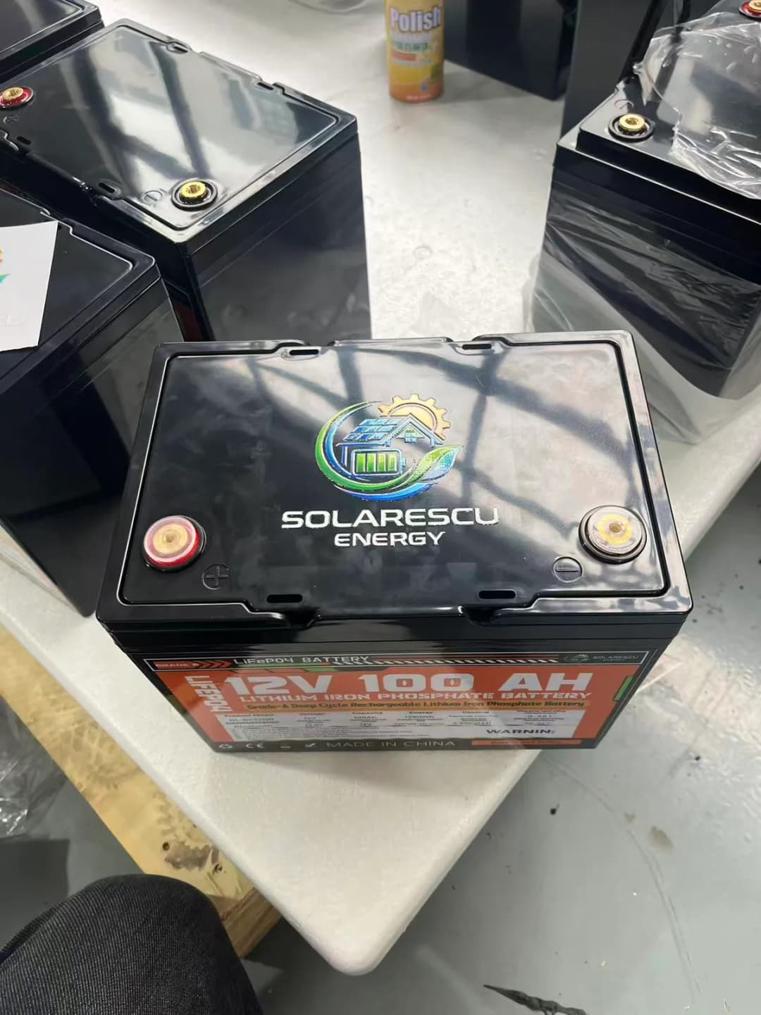 Baterie LiFePO4 Solarescu BL-BP12100 12V (12.8V) 100Ah, 1.28 kWh, Celule EVE Grade A, Smart BMS JK cu Bluetooth